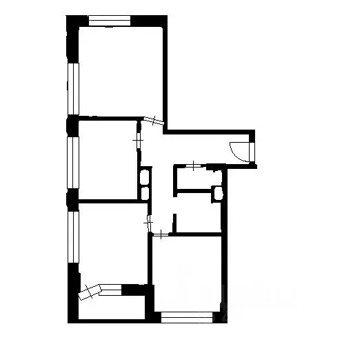 3-к кв. Москва ул. Сергея Макеева, 9к1 (92.0 м) - Фото 2