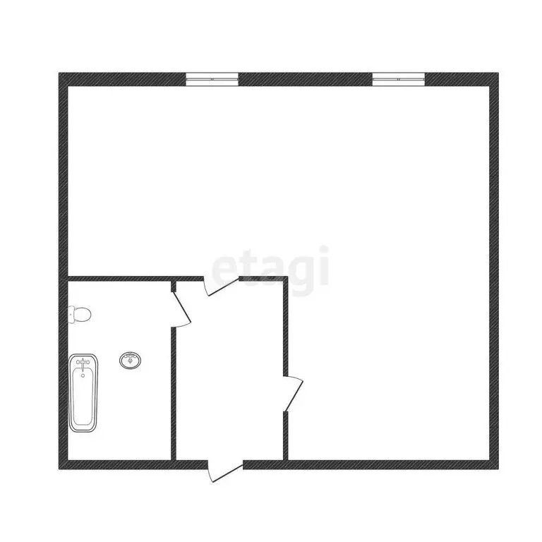 Квартира-студия: Белгород, Семейная улица, 27 (27.7 м) - Фото 1