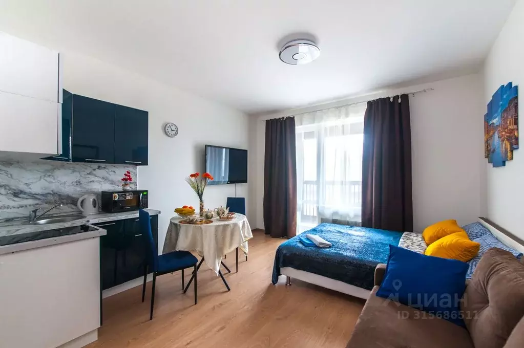 Студия Санкт-Петербург 5-й Предпортовый проезд, 2 (30.0 м) - Фото 1