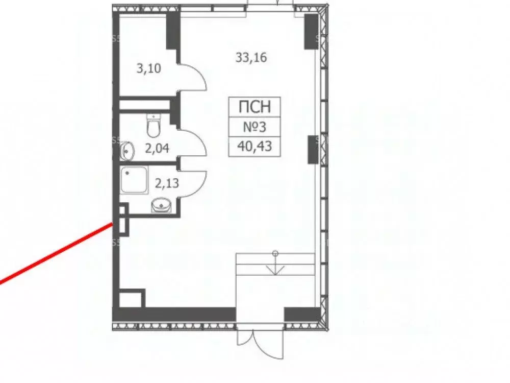 Торговая площадь в Московская область, Люберцы Волковская ул., 67 (40 ... - Фото 2