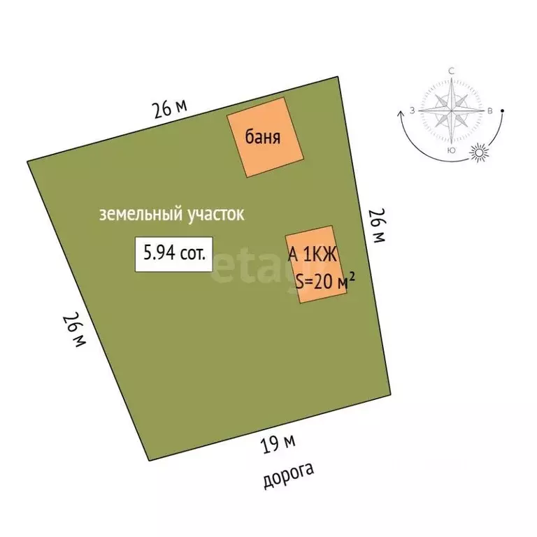Дом в Тюменская область, Тюмень Салют СНТ, ул. Вишневая (30 м) - Фото 2