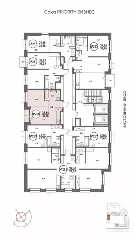 1-к кв. Иркутская область, Иркутск Макс жилой комплекс (37.36 м) - Фото 2