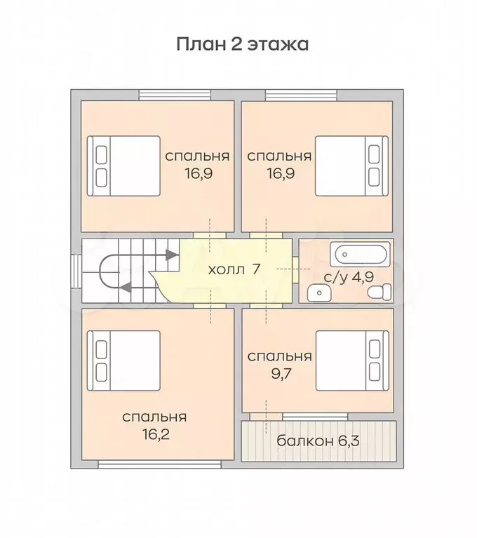 Дом 170 м на участке 6 сот. - Фото 1