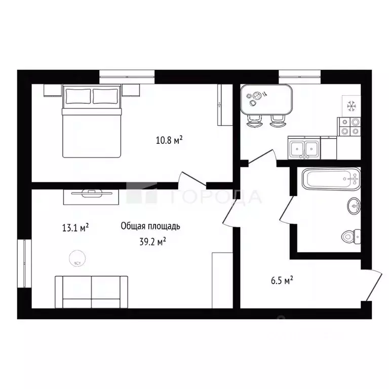 2-к кв. Новосибирская область, Новосибирский район, с. Верх-Тула ул. ... - Фото 2