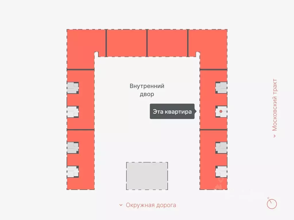 1-к кв. Тюменская область, Тюмень Кремлевская ул., 95 (32.2 м) - Фото 0