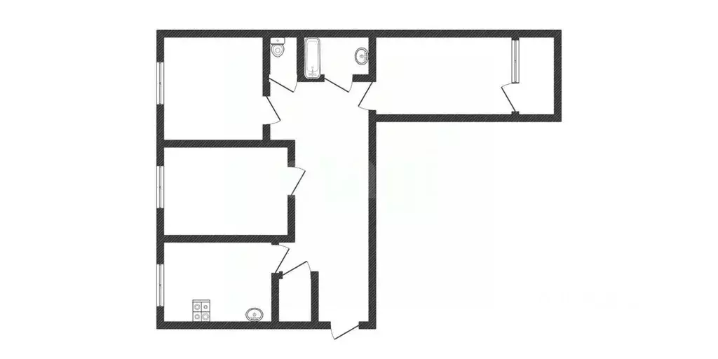 3-к кв. Алтайский край, Бийск ул. Имени Героя Советского Союза ... - Фото 2
