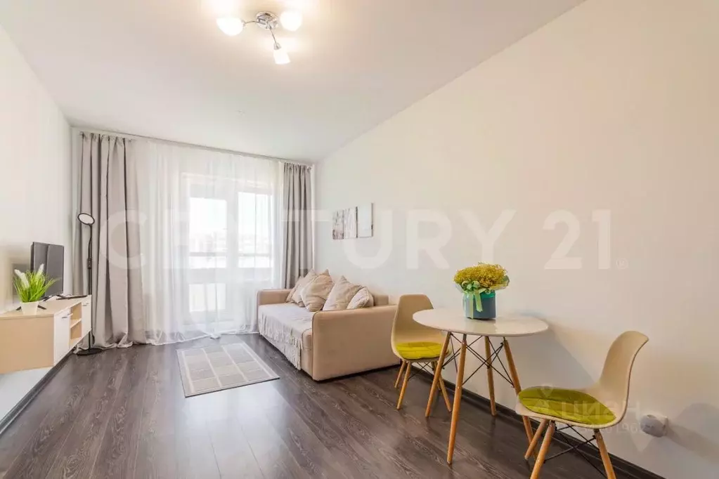 Студия Санкт-Петербург ул. Генерала Кравченко, 7к1 (33.54 м) - Фото 2