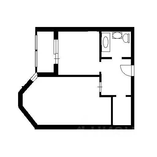 1-к кв. Башкортостан, Уфа ул. Генерала Кусимова, 15 (36.9 м) - Фото 2