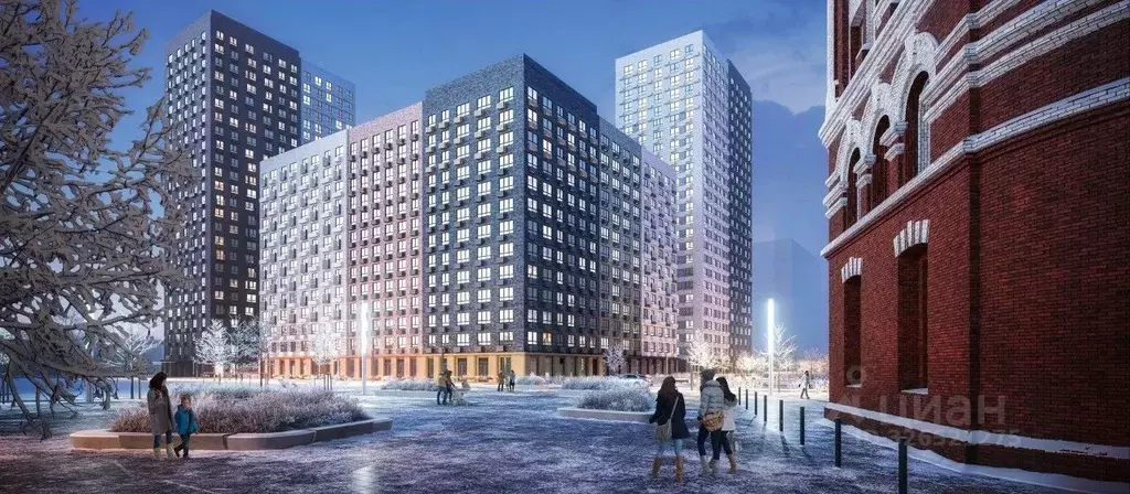 2-к кв. Московская область, Мытищи Яуза Парк жилой комплекс, к12 (48.9 ... - Фото 2