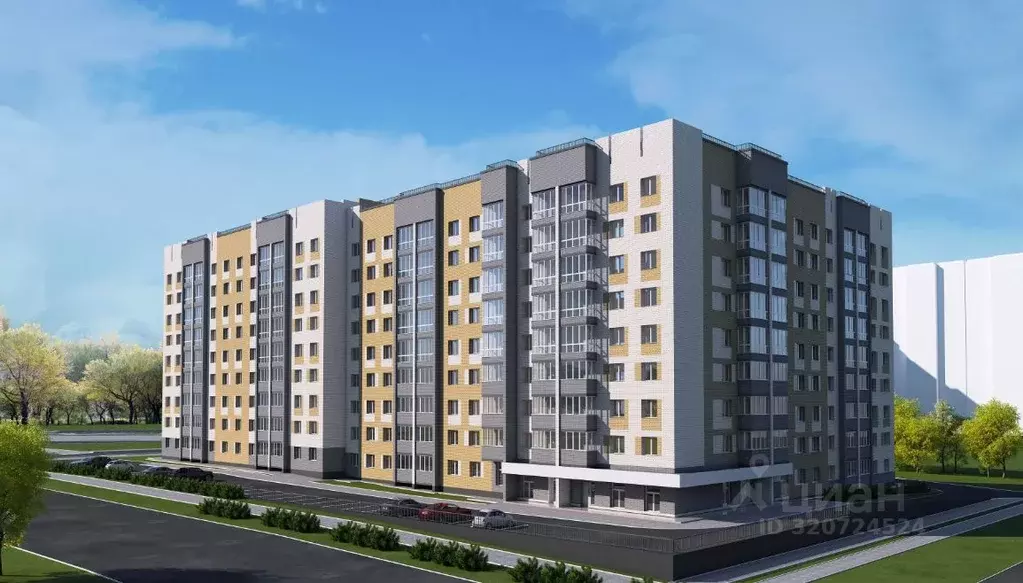 1-к кв. Тамбовская область, Тамбов ул. Имени Павла Строганова, 3Б ... - Фото 2