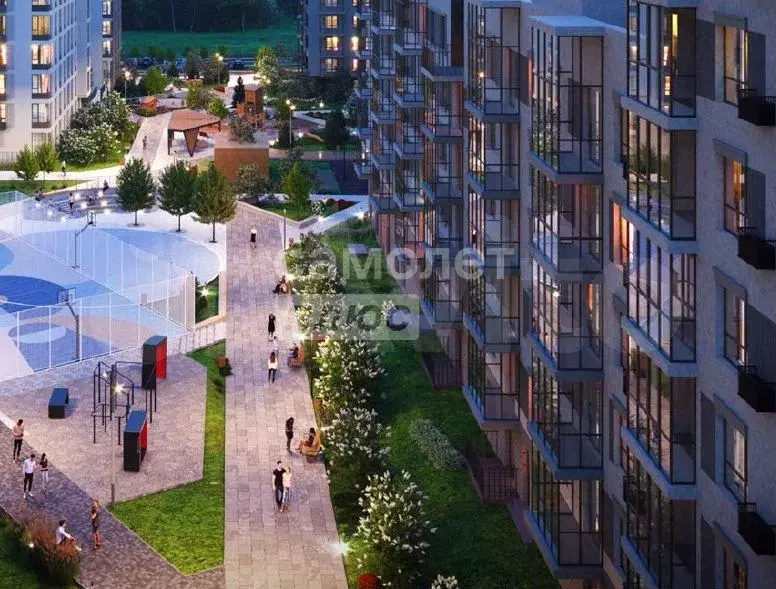 Квартира-студия, 30,2 м, 2/10 эт. - Фото 1