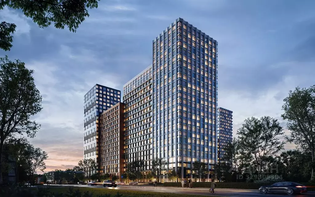 2-к кв. Москва Петровский Парк 2 жилой комплекс (70.1 м) - Фото 1