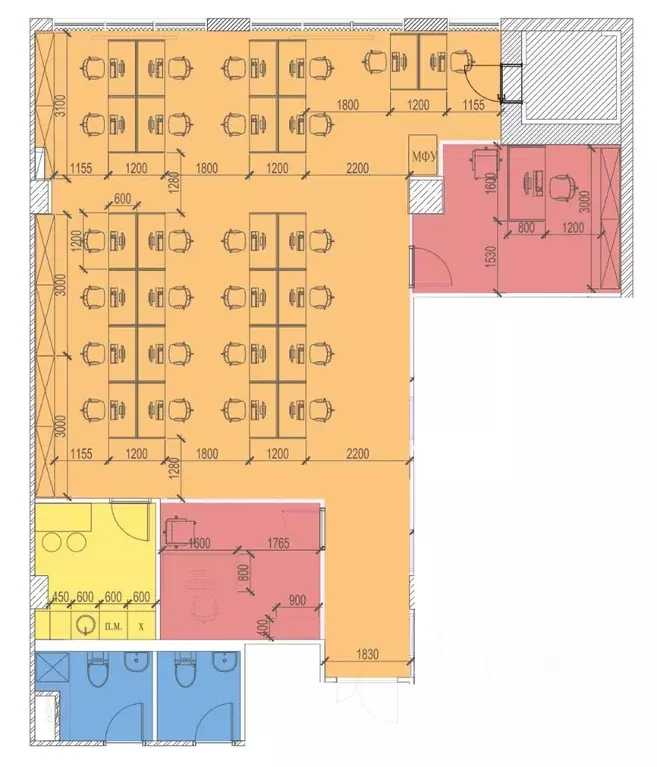 Офис в Москва Новодмитровская ул., 2к1 (145 м) - Фото 2