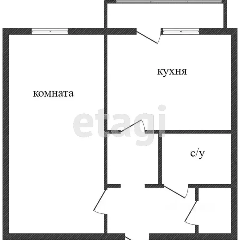 1-к кв. Воронежская область, Воронеж ул. Героев Сибиряков, 24 (29.0 м) - Фото 1