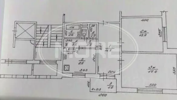 2-к кв. Калининградская область, Калининград ул. Ульяны Громовой, 117 ... - Фото 2