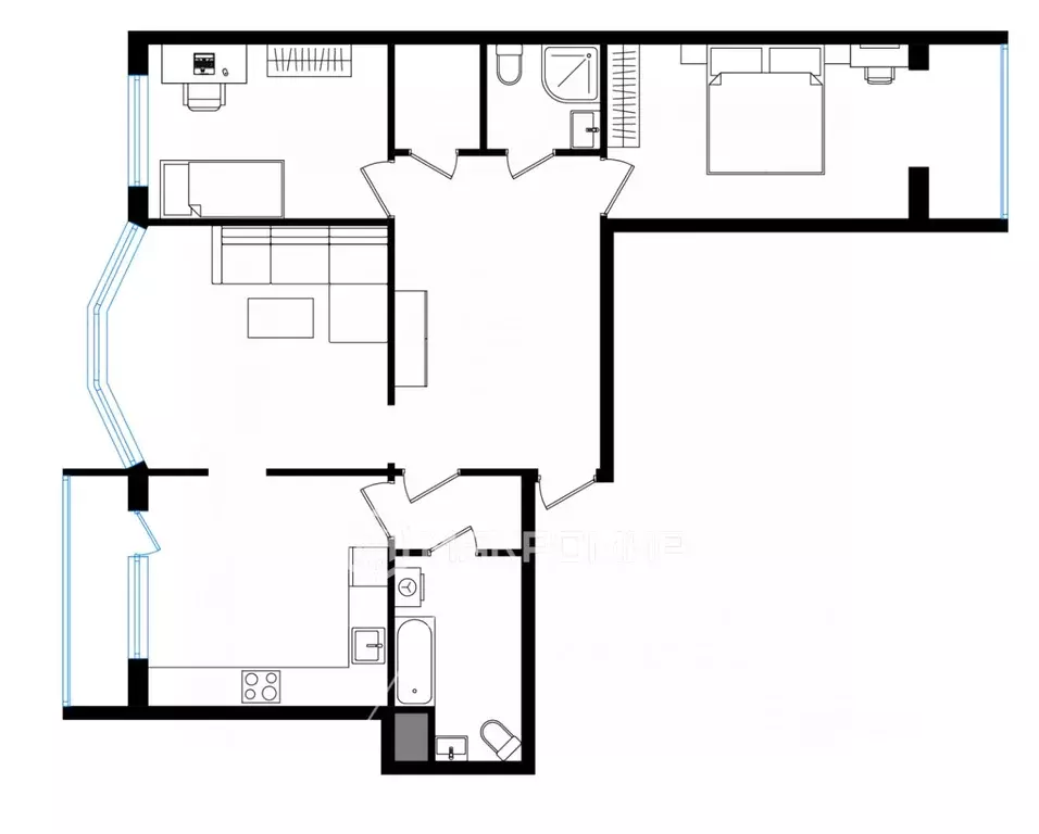 3-к кв. Московская область, Мытищи ул. Семашко, 10к1 (94.3 м) - Фото 1