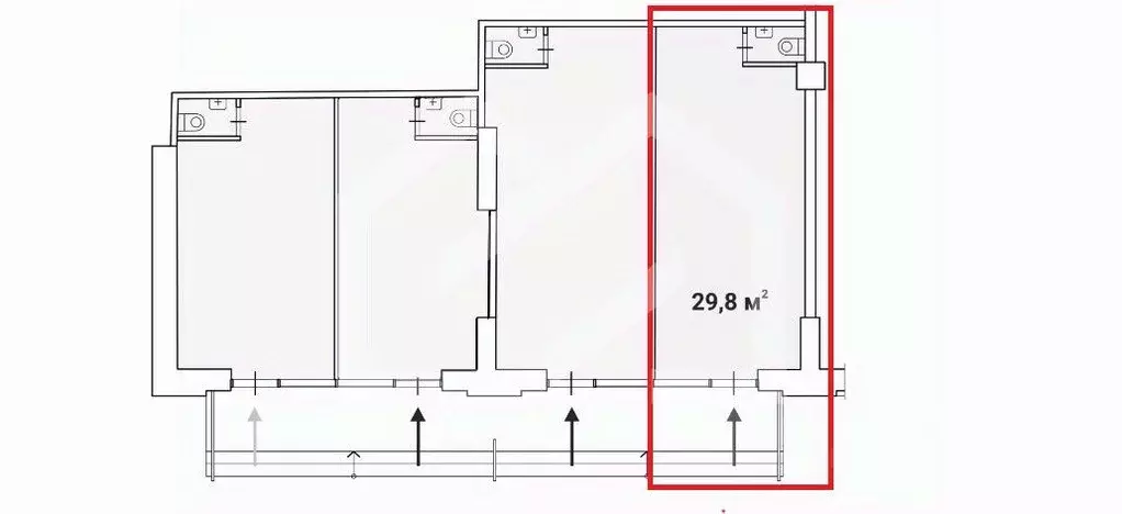 Помещение свободного назначения в Москва Кожевническая ул., 4 (30 м) - Фото 2