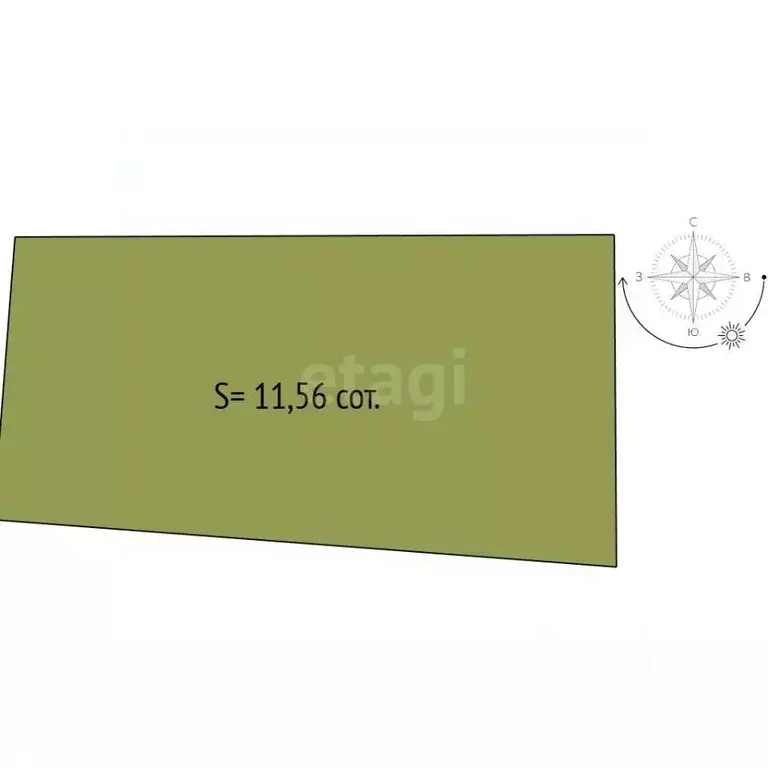 Участок в Новосибирская область, Новосибирский район, Кубовинский ... - Фото 2