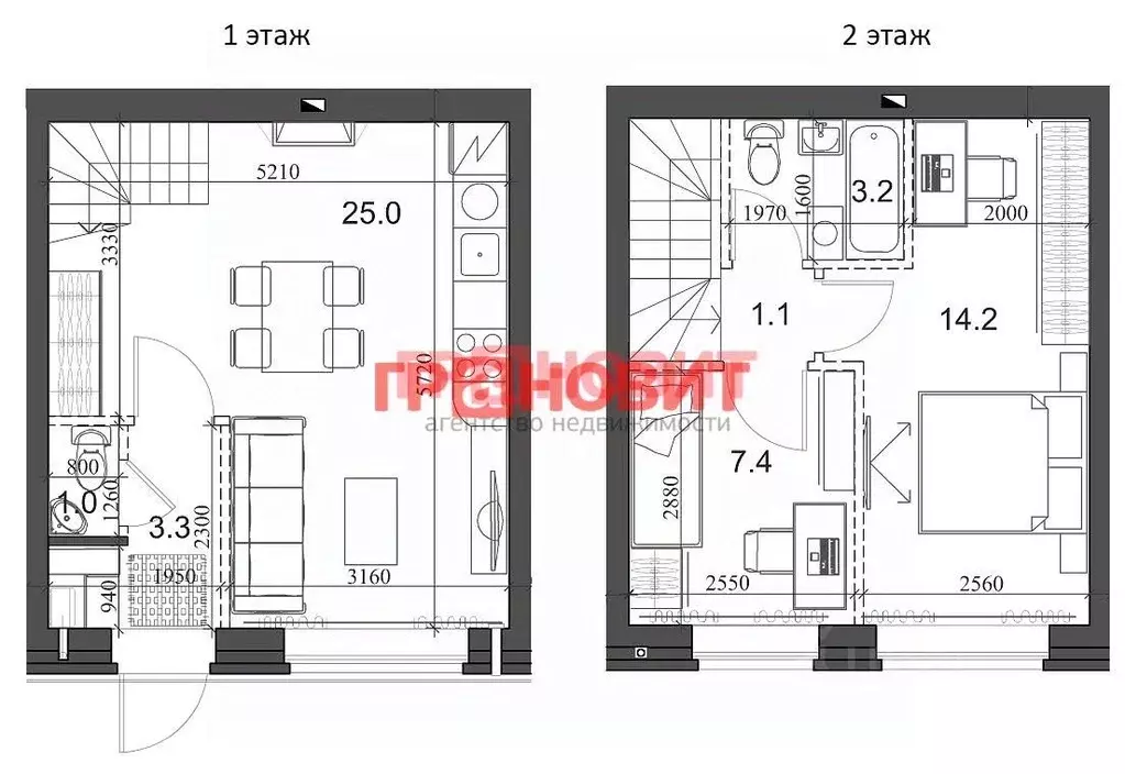 Таунхаус в Новосибирская область, Новосибирский район, Мичуринский ... - Фото 1