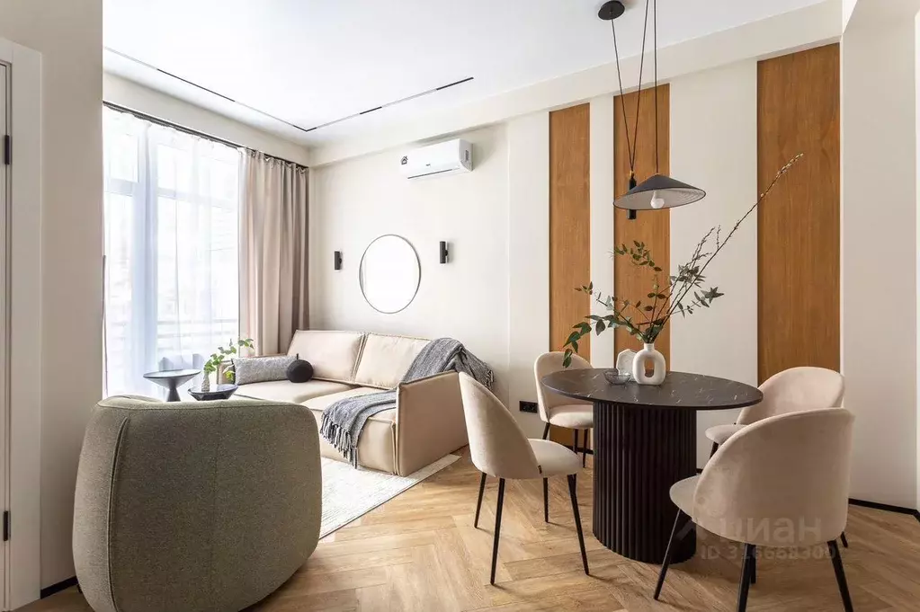 Квартира, 1 комната, 50 м - Фото 1