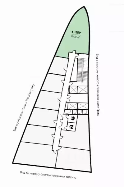 Офис в Москва ул. Заречная, вл6/1 (131 м) - Фото 1