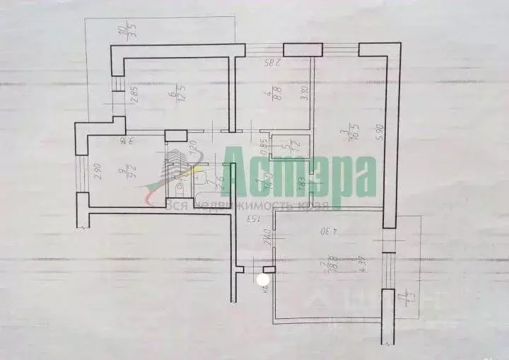 4-к кв. Забайкальский край, Чита пос. Аэропорт, Жилой Городок мкр, 13 ... - Фото 1