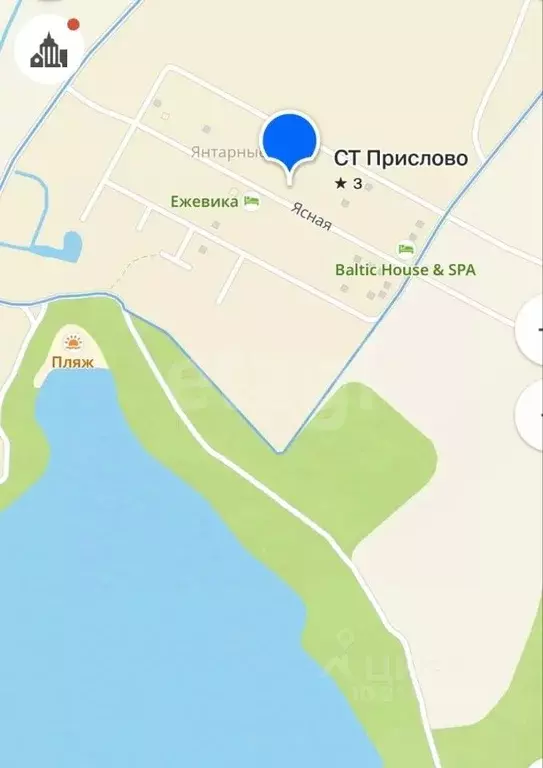 Участок в Калининградская область, Зеленоградский муниципальный округ ... - Фото 1