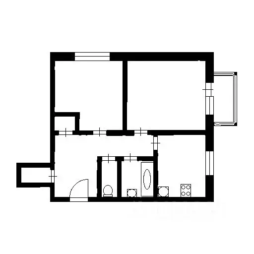2-к кв. Московская область, Балашиха ВНИИПО мкр, 8 (45.0 м) - Фото 2