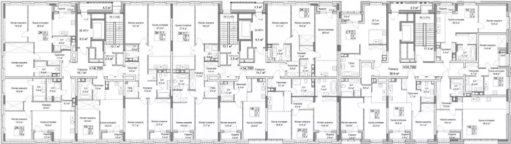 1-к кв. Нижегородская область, Нижний Новгород ул. Максима Горького, ... - Фото 2