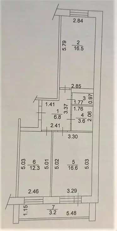 2-к кв. Татарстан, Набережные Челны Замелекесье мкр, 21-й мкр, 18 ... - Фото 2