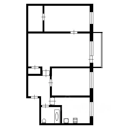 3-к кв. Новгородская область, Чудово Октябрьская ул., 1Б (58.4 м) - Фото 1