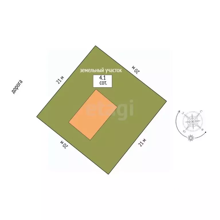 Дом в Краснодарский край, Краснодар № 1 СНТ, ул. Яблоневая, 659 (146 ... - Фото 2