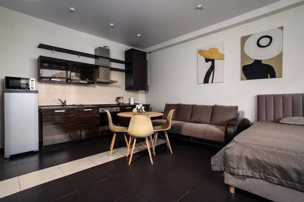 Квартира, 1 комната, 50 м - Фото 1