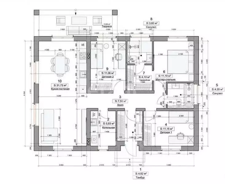 Дом в Курская область, Курский район, Нижнемедведицкий сельсовет, д. ... - Фото 1