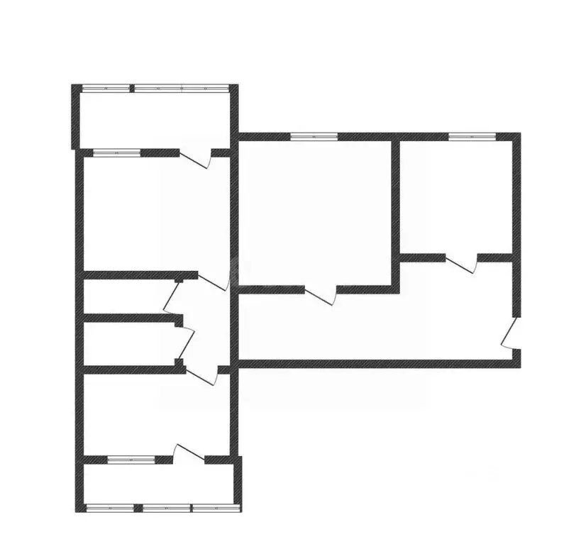3-к кв. Курская область, Курск ул. Майский Бульвар, 18 (60.7 м) - Фото 2