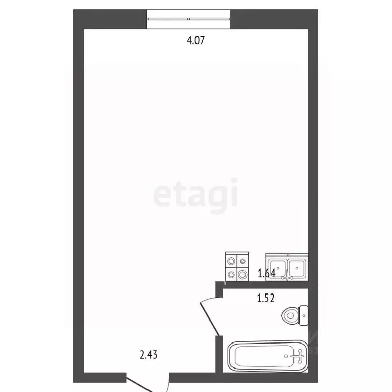 Студия Саха (Якутия), Якутск ул. Можайского, 13/3Гк3 (24.9 м) - Фото 2