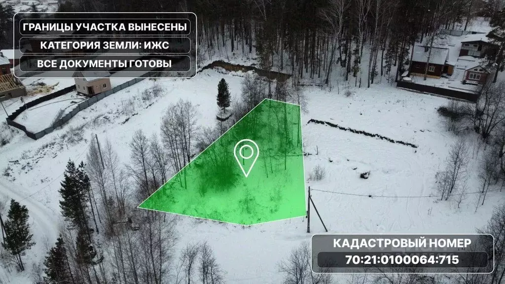 Участок в Томская область, Томск ул. Садовое кольцо, 9 (8.0 сот.) - Фото 2