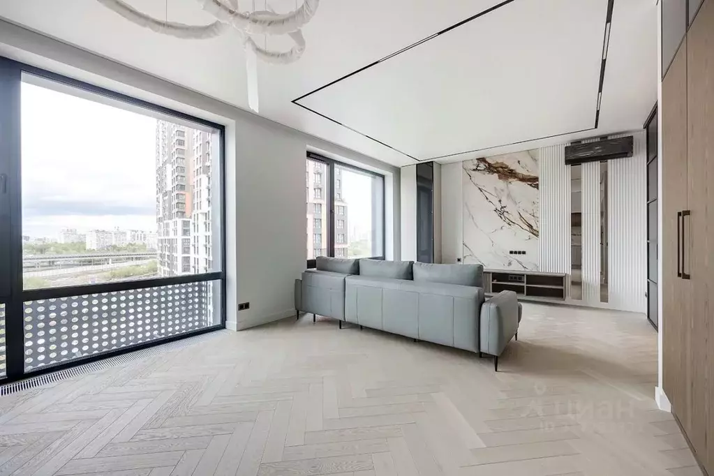 3-к кв. Москва ул. Янковского, 1к1 (96.7 м) - Фото 1