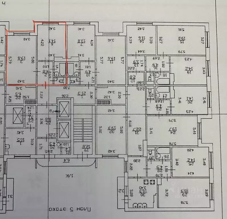 Комната Санкт-Петербург ул. Маршала Новикова, 13 (33.8 м) - Фото 2