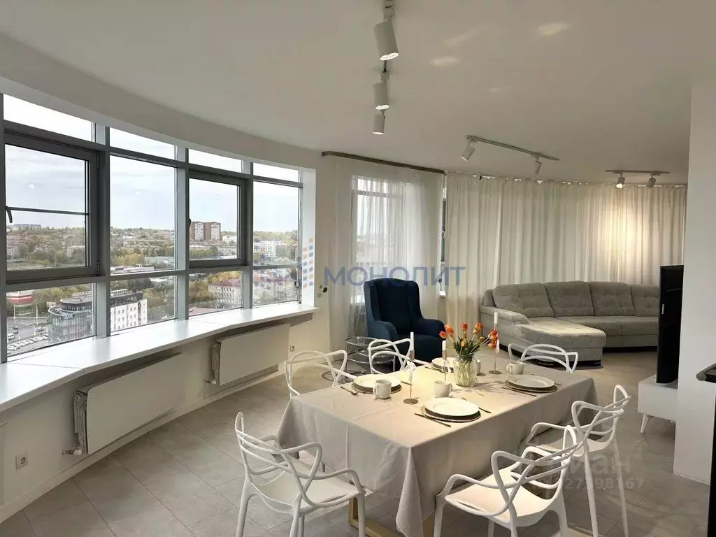 3-к кв. Чувашия, Чебоксары ул. Калинина, 93 (82.6 м) - Фото 1