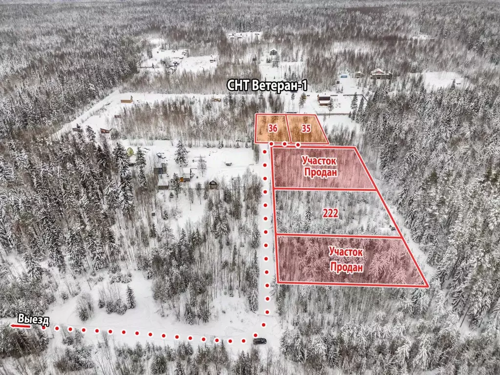 Участок в Карелия, Прионежский район, Нововилговское с/пос, Ветеран-1 ... - Фото 1