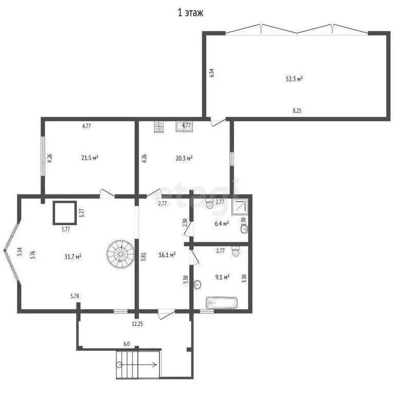 Дом в Якутск, улица Винокурова (181.8 м) - Фото 2
