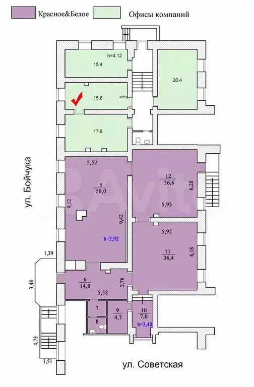 Офис, 15.6 м - Фото 0