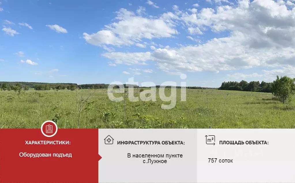 Участок в Тульская область, Дубенский район, Воскресенское с/пос, с. ... - Фото 1