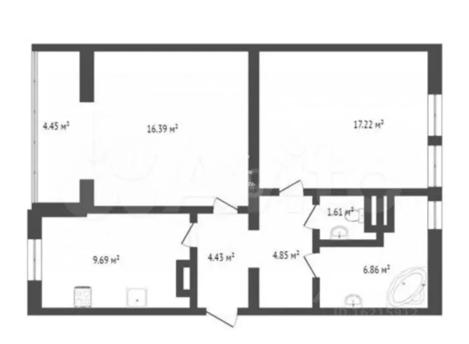 2-к кв. Севастополь ул. Комбрига Потапова, 29 (60.3 м) - Фото 2