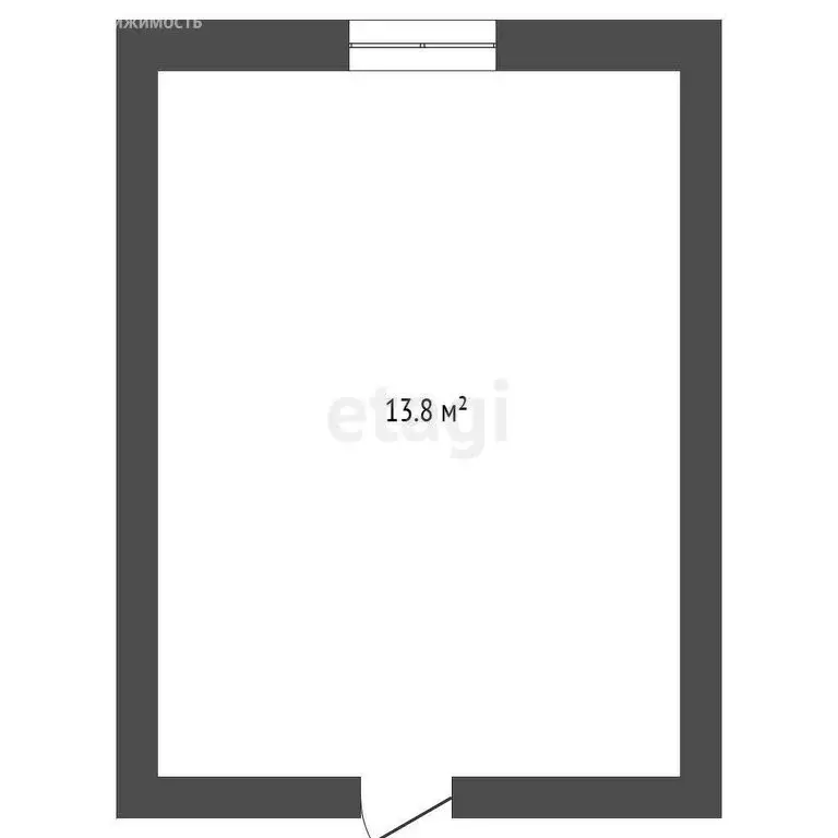 1к в -комнатной квартире (13 м) - Фото 1