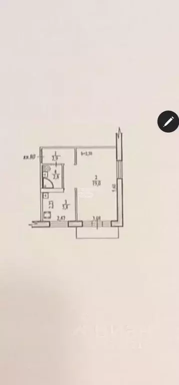 1-к кв. Хабаровский край, Хабаровск 1-й мкр, ул. Космическая, 15 (31.0 ... - Фото 2