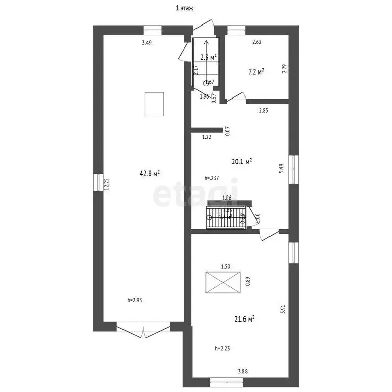 Дом в Читинский район, СОДНТ № 7 Карповка, 7 (115.4 м) - Фото 2