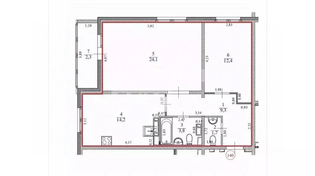 2-к кв. Нижегородская область, Нижний Новгород Вязниковская ул., 44 ... - Фото 2