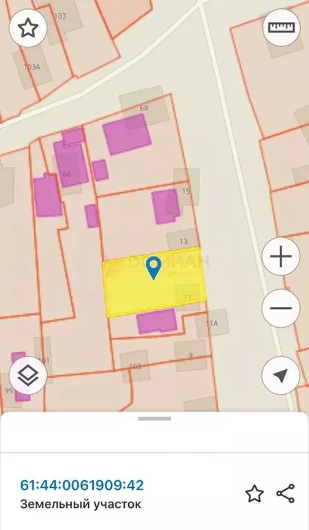 Участок в Ростовская область, Ростов-на-Дону Аэроклубовский пер., 13 ... - Фото 1